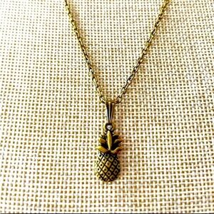 Pineapple Pendant Antique Style Necklace, NWT